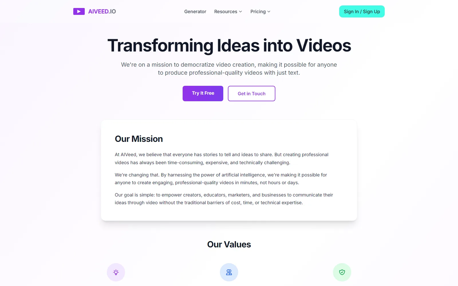 AIVeed about page