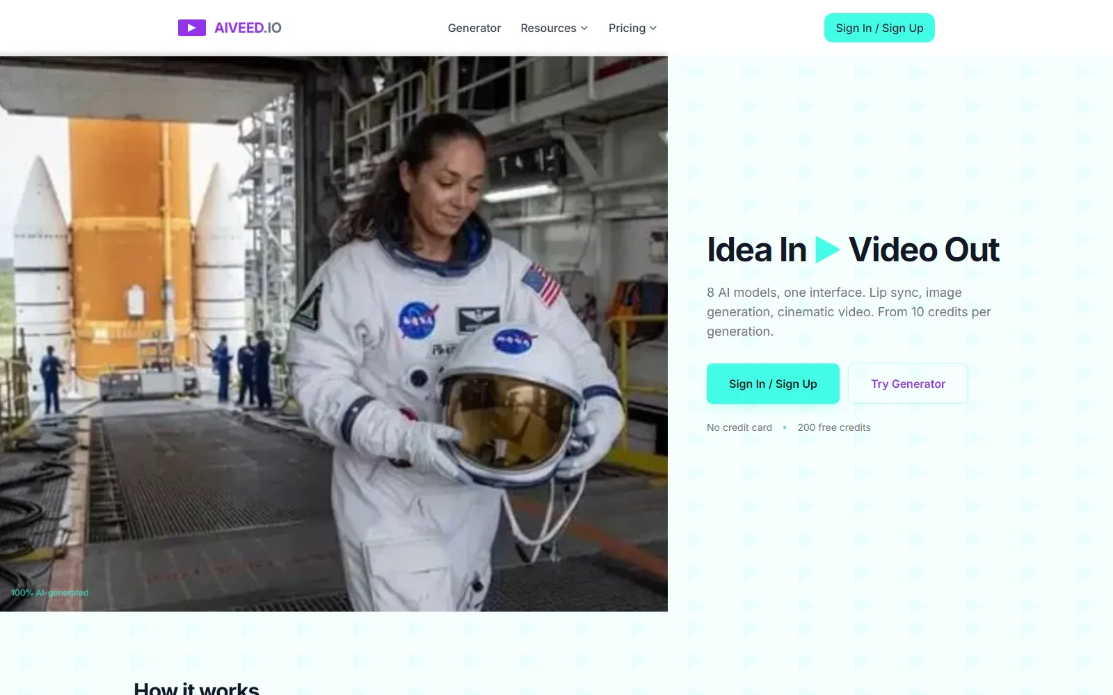 AIVeed homepage