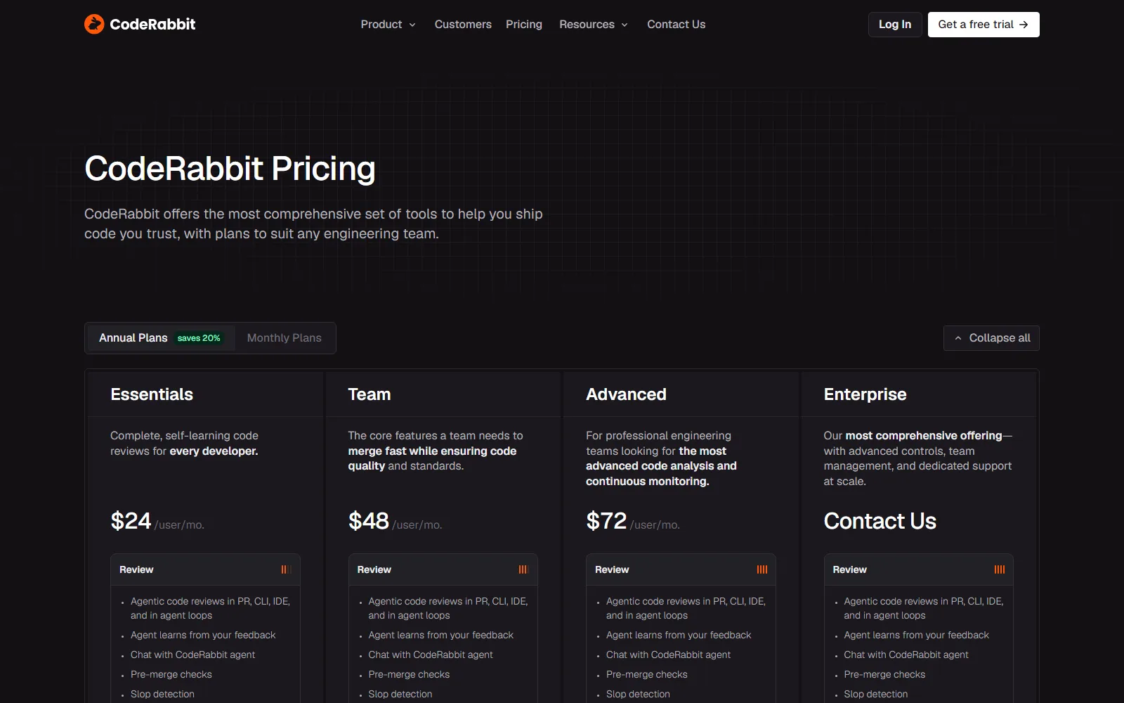 CodeRabbit screenshot 2