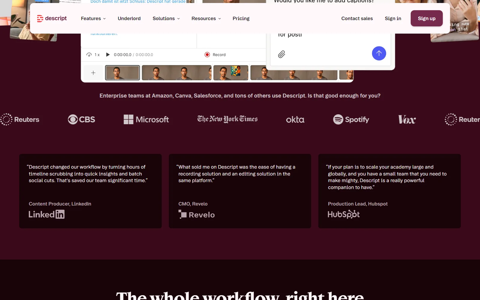 Descript screenshot 5