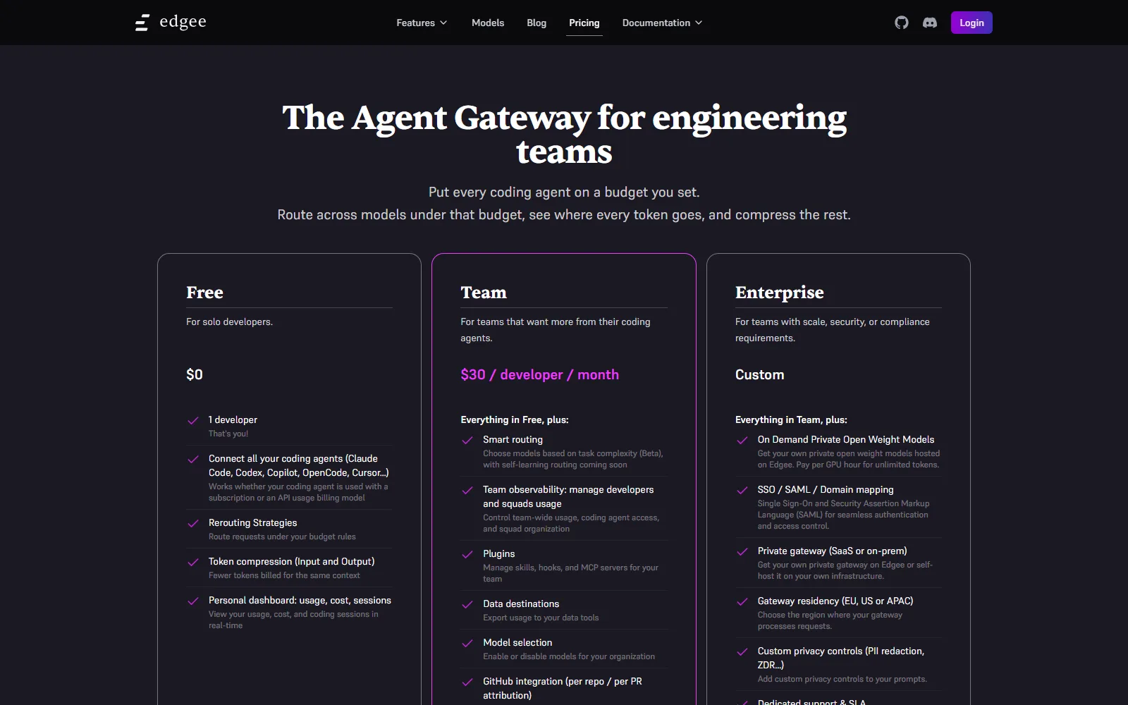 Edgee screenshot 2