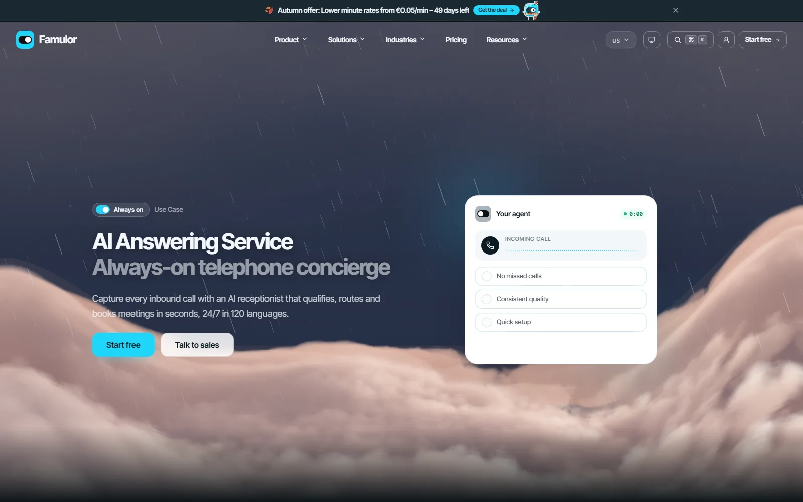 Famulor use cases page