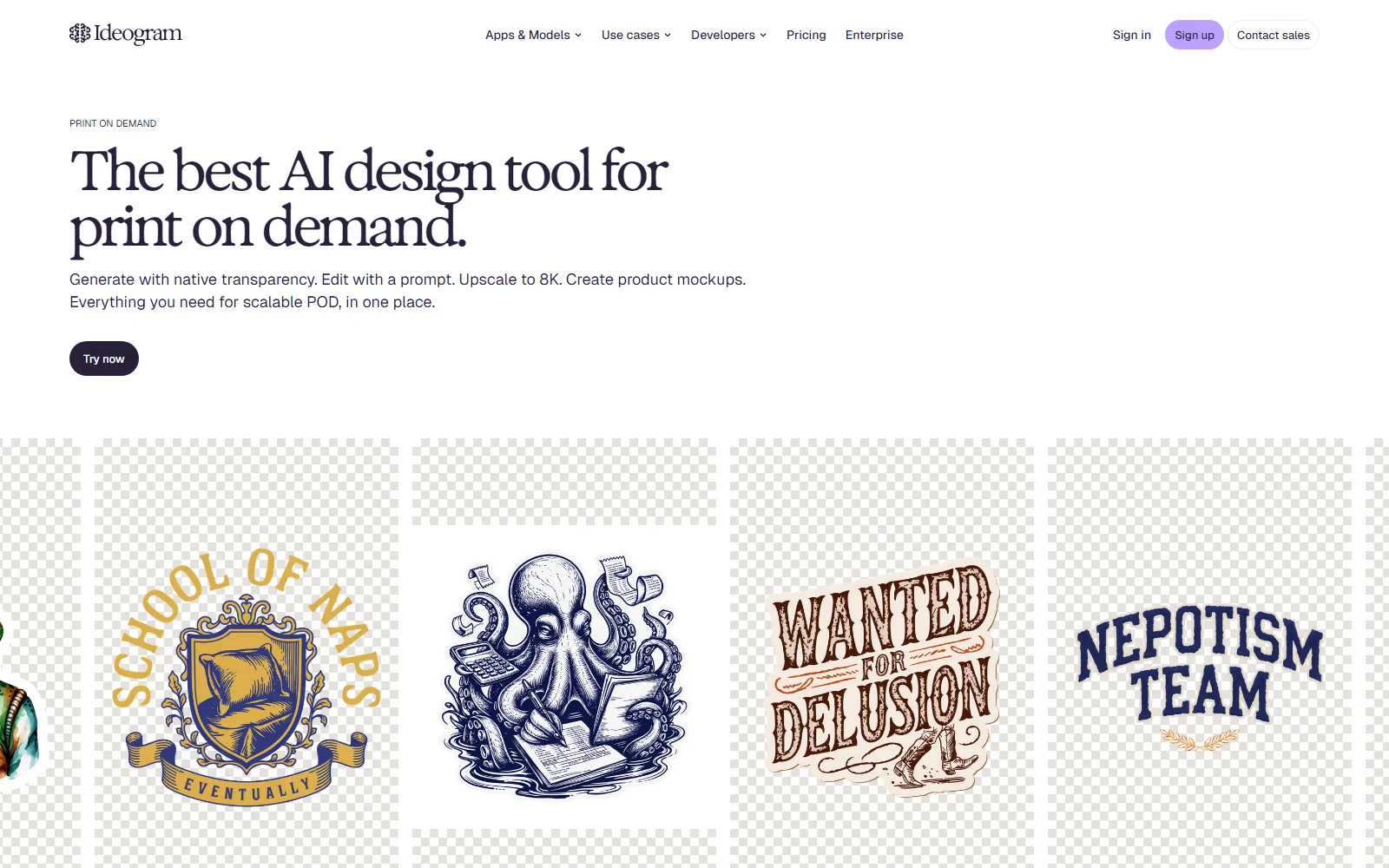 Ideogram features page