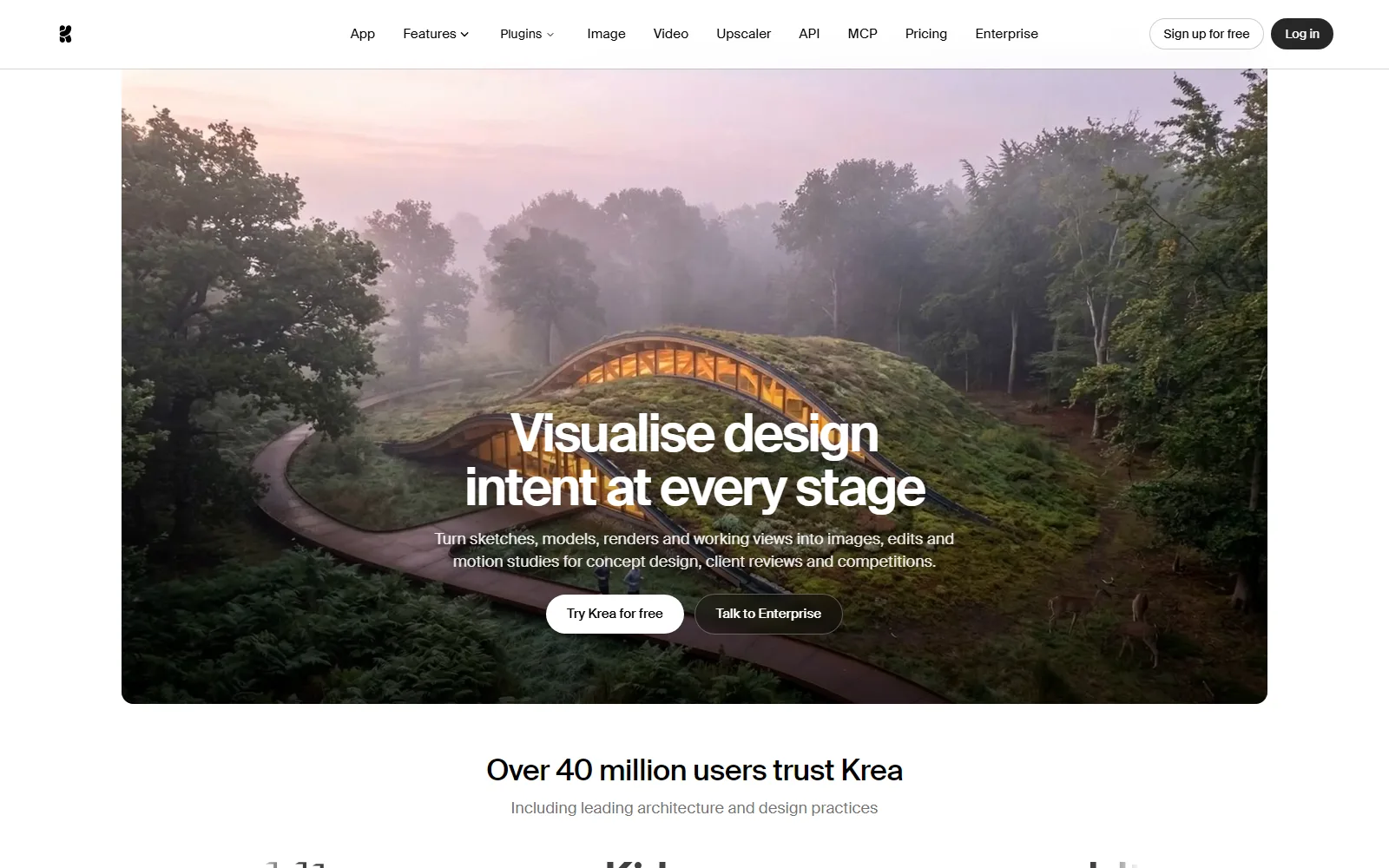 Krea AI use cases page