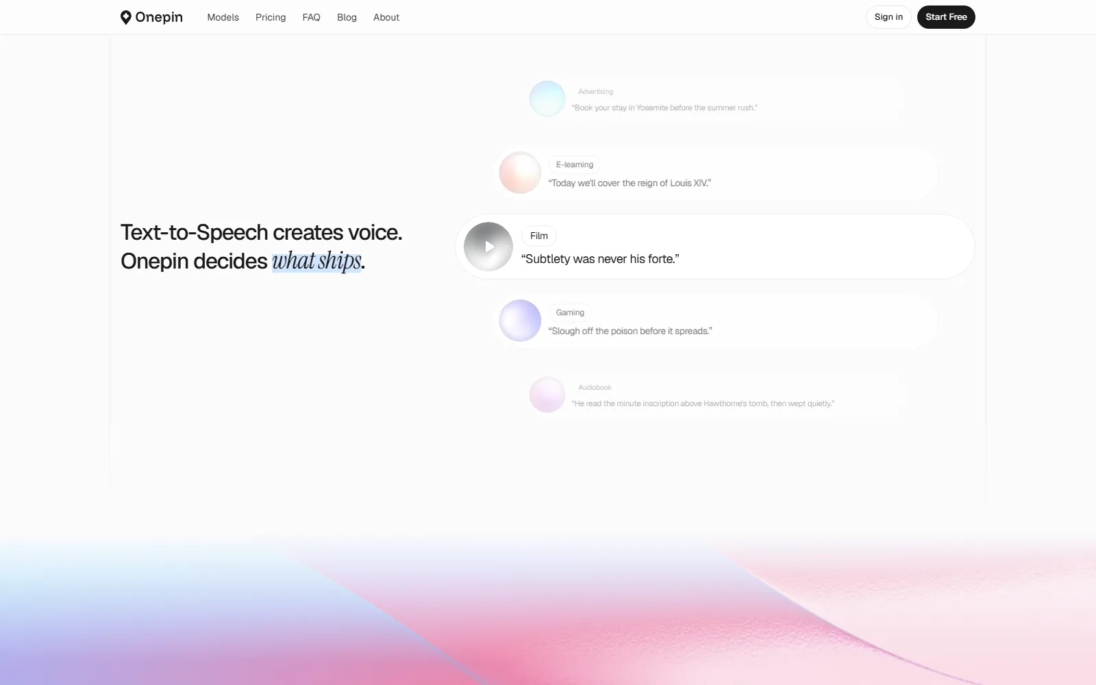 Onepin screenshot 3