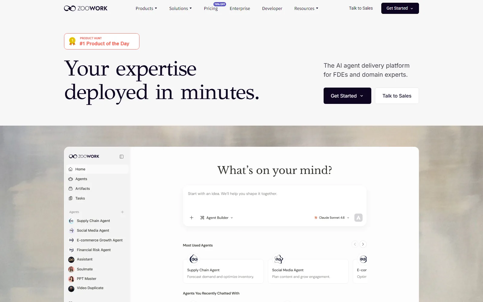 ZooWork homepage