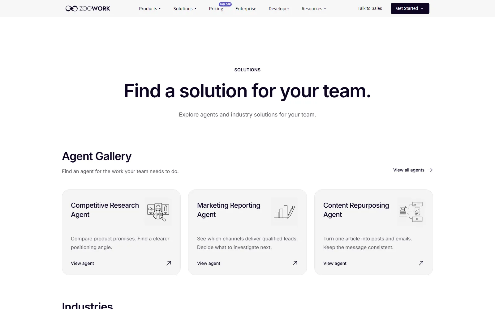ZooWork use cases page