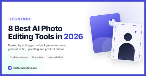8 Best AI Photo Editing Tools in 2026 (Ranked by Editing Job)